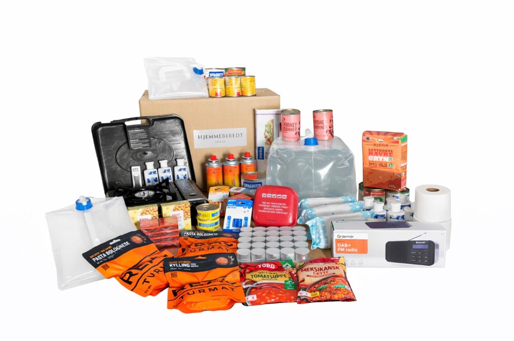 Komplett beredskapslager (4 personer)